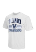 Colosseum Villanova Wildcats White Big Haze T-Shirt