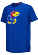 Colosseum Kansas Jayhawks Youth Blue Kramer T-Shirt