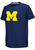 Colosseum Michigan Wolverines Youth Navy Blue Kramer T-Shirt