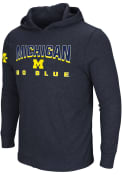 Michigan Wolverines Colosseum Chotchkies Fashion Hood - Navy Blue