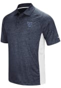 Villanova Wildcats Colosseum Wedge Polo Shirt - Navy Blue