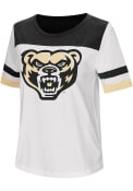 Colosseum Oakland University Golden Grizzlies Womens White Show Me The Money T-Shirt