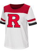 Colosseum Rutgers Scarlet Knights Womens White Show Me The Money T-Shirt
