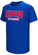 Colosseum Kansas Jayhawks Youth Blue Graham T-Shirt