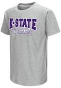 Colosseum K-State Wildcats Youth Grey Graham T-Shirt