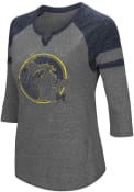 Colosseum Michigan Wolverines Womens Navy Blue Par T-Shirt
