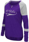 Colosseum K-State Wildcats Womens Routine Scoop Neck Tee