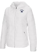Michigan Wolverines Womens Colosseum As You Wish Heavy Weight Jacket - White