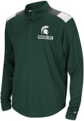 Michigan State Spartans Youth Colosseum 99 Yards Quarter Zip - Green