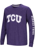 TCU Horned Frogs Youth Colosseum Spike T-Shirt - Purple