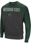 Michigan State Spartans Colosseum Nice Hit Fashion Sweatshirt - Charcoal