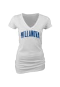 Villanova Wildcats Juniors White Arched V-Neck