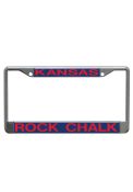 Kansas Jayhawks Rock Chalk License Frame
