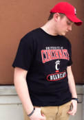 Cincinnati Bearcats Black Number One Wordmark T Shirt