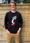 Black Mens Cincinnati Bearcats Big Logo T Shirt