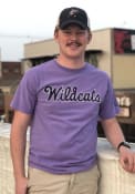 K-State Wildcats Comfort Wash T Shirt - Lavender
