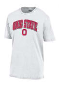 Ohio State Buckeyes Arch Name T Shirt - White
