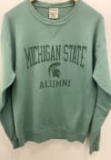 Michigan State Spartans Alumni Crew Sweatshirt - Green