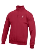 Cincinnati Bearcats Big Cotton 1/4 Zip Pullover - Red