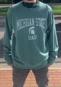 Michigan State Spartans Comfort Wash Dad Crew Sweatshirt - Green