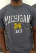 Michigan Wolverines Comfort Wash Dad T Shirt - Navy Blue