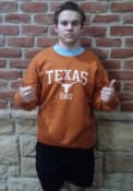 Texas Longhorns Comfort Wash Dad Crew Sweatshirt - Burnt Orange