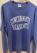 Blue Womens Cincinnati Bearcats Classic Crew Sweatshirt