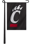 Black Cincinnati Bearcats 13x18 2-Sided Red and Black Garden Flag