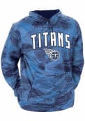 Tennessee Titans Zubaz Static Hooded Sweatshirt - Blue