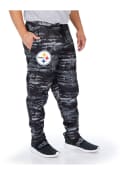 Pittsburgh Steelers Zubaz Oxide Sweatpants - Grey