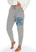 Detroit Lions Womens Zubaz Soft Sweatpants - Grey