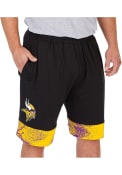 Minnesota Vikings Zubaz Slider Shorts - Black