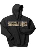 New Orleans Saints Zubaz GRAPHIC LOGO Hooded Sweatshirt - Black