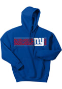 New York Giants Zubaz GRAPHIC LOGO Hooded Sweatshirt - Blue
