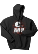 Cleveland Browns Zubaz DIGITAL LOGO Hooded Sweatshirt - Black