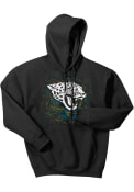 Jacksonville Jaguars Zubaz DIGITAL LOGO Hooded Sweatshirt - Black