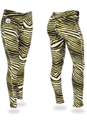 Pittsburgh Steelers Womens Zubaz Zebra Pants - Black