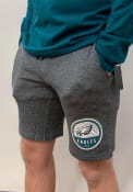 Philadelphia Eagles Zubaz Sweatshort Shorts - Grey