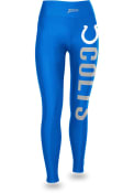 Indianapolis Colts Womens Zubaz Vertical Graphic Pants - Blue