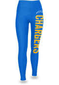 Los Angeles Chargers Womens Zubaz Vertical Graphic Pants - Blue
