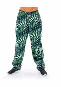 Seattle Seahawks Zubaz Traditional Three Color Zebra Sleep Pants - Green