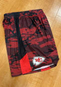 Kansas City Chiefs Zubaz Camo Lines w/ Solid Shorts - Red