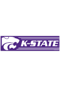 K-State Wildcats 3x12 Bumper Sticker - Purple