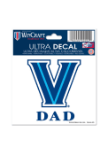 Villanova Wildcats 3x4 Dad Auto Decal - Blue