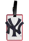 New York Yankees Rubber Luggage Tag - White