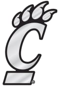 Silver Cincinnati Bearcats Chrome Car Emblem
