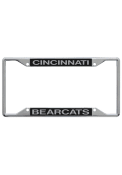 Black Cincinnati Bearcats Team Name Black/Silver License Frame
