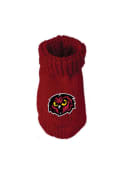 Temple Owls Baby Knit Bootie Boxed Set - Crimson