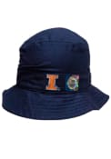 Illinois Fighting Illini Baby Bucket Sun Hat - Navy Blue