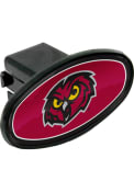 Temple Owls Plastic Oval Car Accessory Hitch Cover